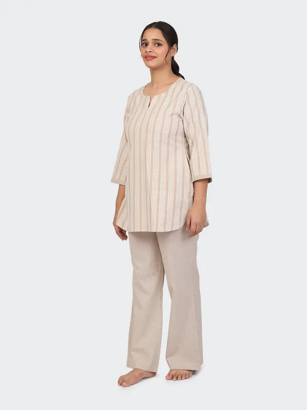 Beige_Fine_Cotton_Comfortable_Co_Ord_Set_For_Women