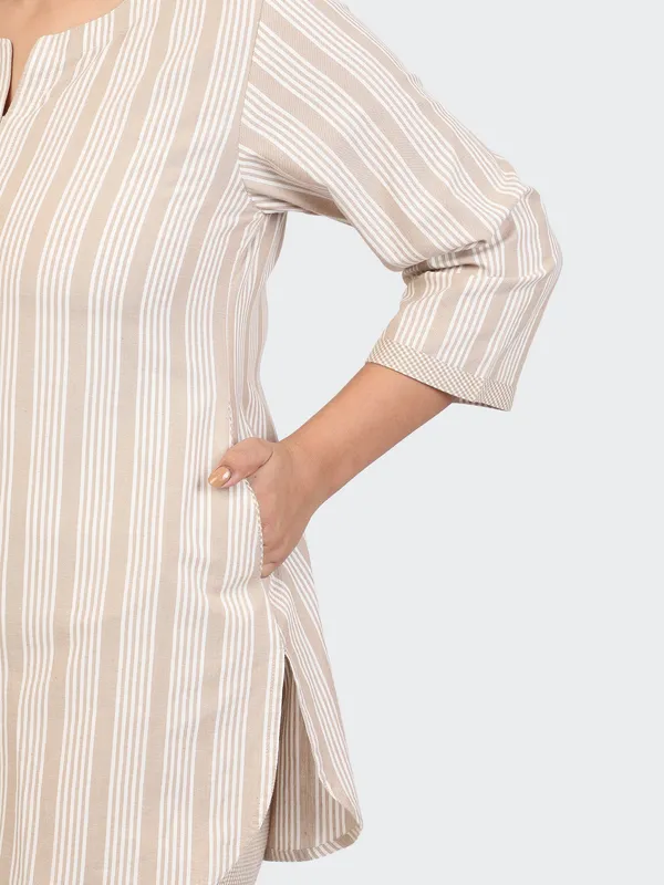 Beige_Fine_Cotton_Comfortable_Co_Ord_Set_For_Women