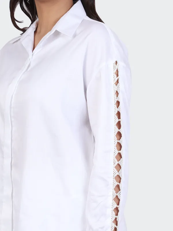 White_Fine_Cotton_Comfortable_Co_Ord_Set_For_Women