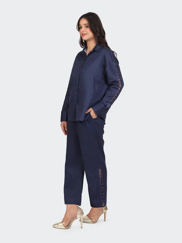 Navy_Fine_Cotton_Comfortable_Co_Ord_Set_For_Women