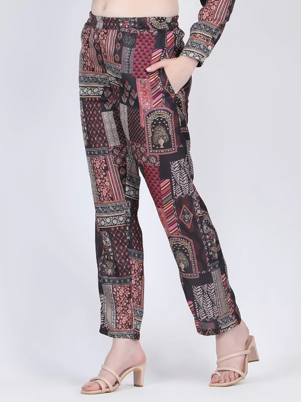 Multicolour_Rayon_Black_Long_Co_Ord_Set_For_Women