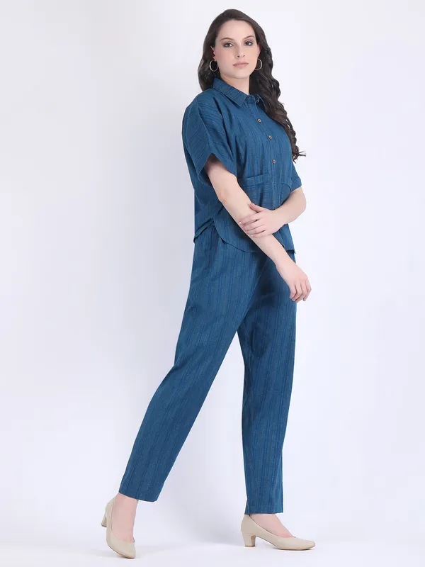 Navy_Cotton_Flex_Self_Striped_Co_Ord_Set_For_Women