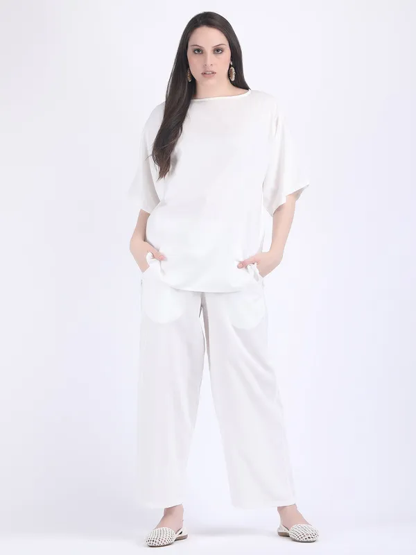 White_Cotton_Flex_Lucent_Comfort_Wear_Co_Ord_Set_For_Women