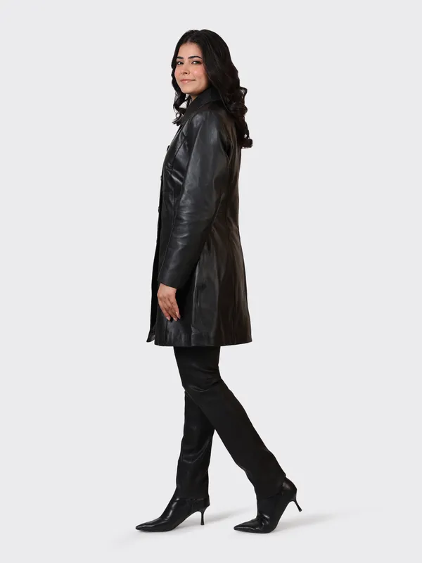 Black_Leather_Knee_Length_Jacket_For_Women
