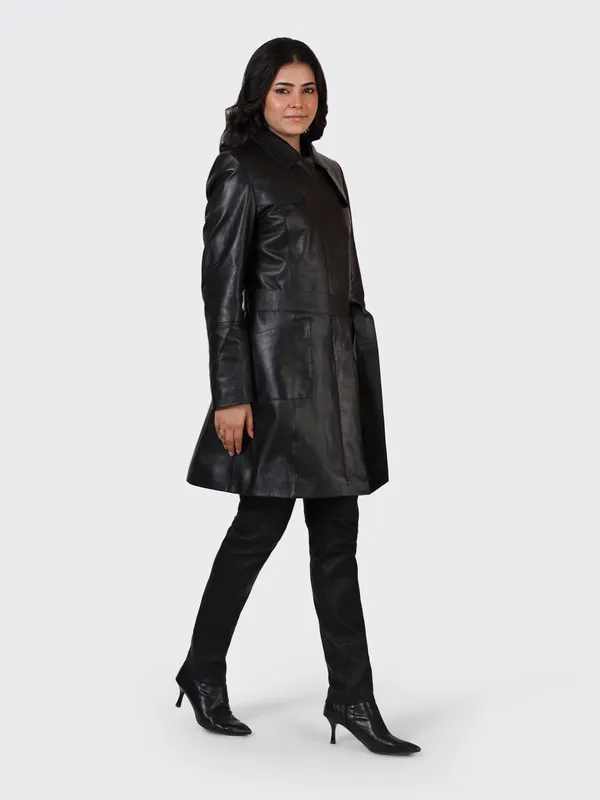 Black_Leather_Knee_Length_Jacket_For_Women