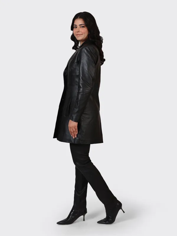 Black_Leather_Knee_Length_Jacket_For_Women