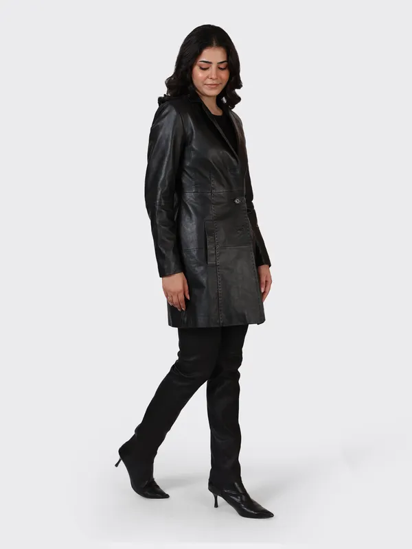 Black_Leather_Knee_Length_Jacket_For_Women