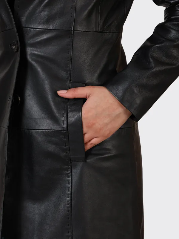 Black_Leather_Knee_Length_Jacket_For_Women