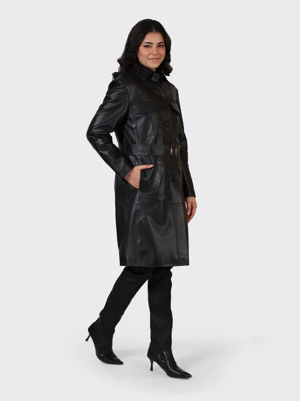 Black_Leather_Knee_Length_Jacket_For_Women