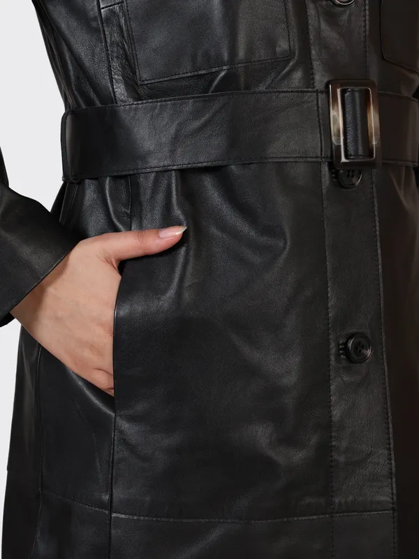Black_Leather_Knee_Length_Jacket_For_Women