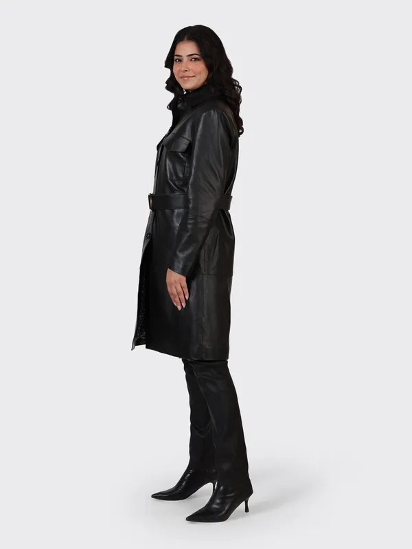 Black_Leather_Knee_Length_Jacket_For_Women