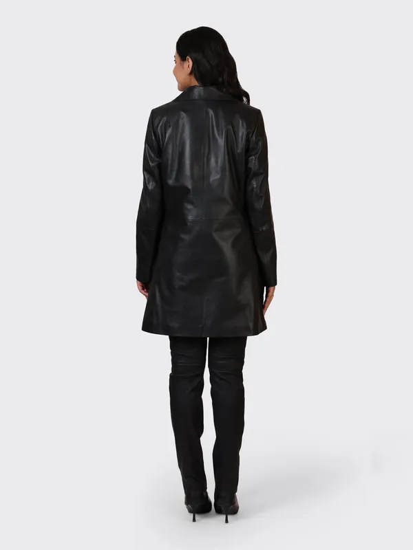 Black_Leather_Knee_Length_Jacket_For_Women