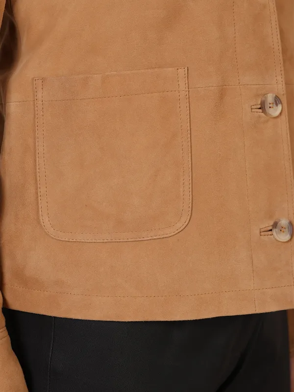 Brown_Suede_Leather_Sand_Jacket_For_Women