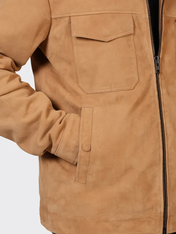 Brown_Suede_Leather_Sand_Jacket_For_Men