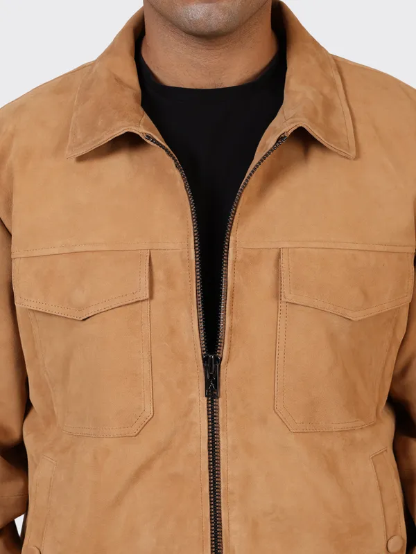 Brown_Suede_Leather_Sand_Jacket_For_Men