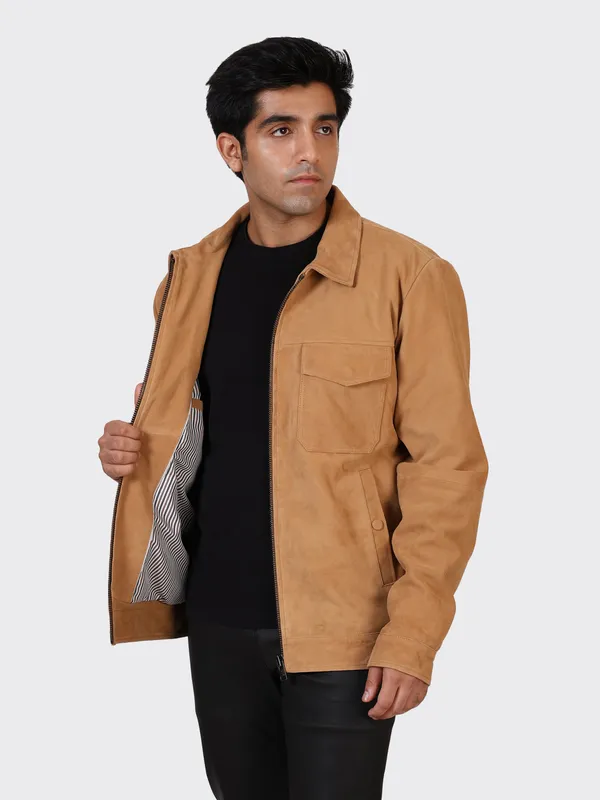 Brown_Suede_Leather_Sand_Jacket_For_Men
