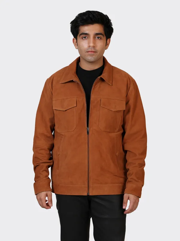 Brown_Suede_Leather_Naugat_Jacket_For_Men