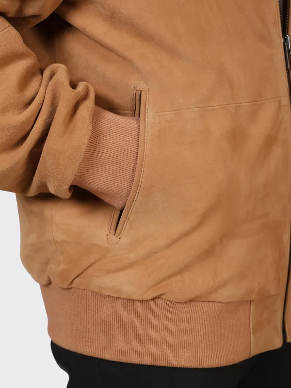 Brown_Suede_Leather_Sand_College_Jacket_For_Men