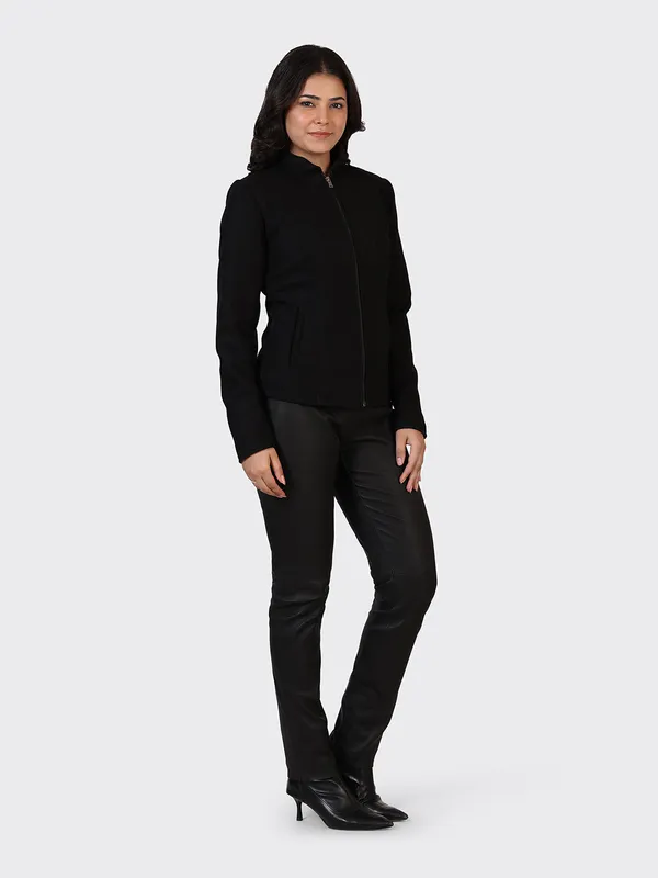 Black_Wool_Woollen_Jacket_For_Women