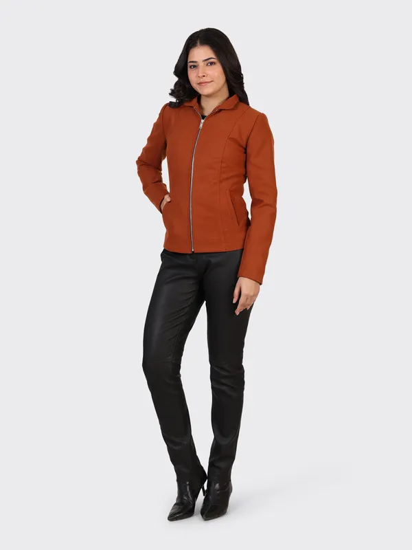 Maroon_Wool_Cognac_Woollen_Jacket_For_Women