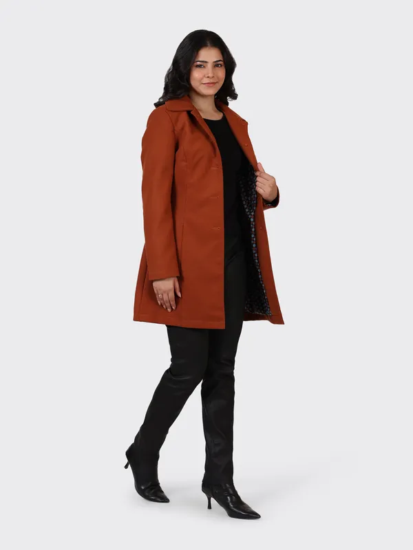 Maroon_Wool_Cognac_Woollen_Jacket_For_Women