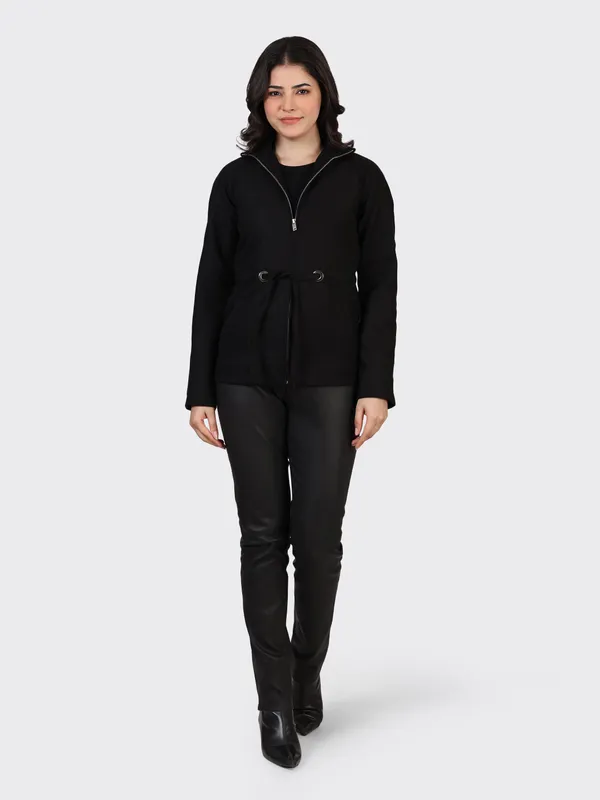 Black_Wool_Woollen_Jacket_For_Women
