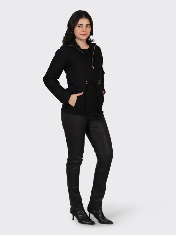 Black_Wool_Woollen_Jacket_For_Women