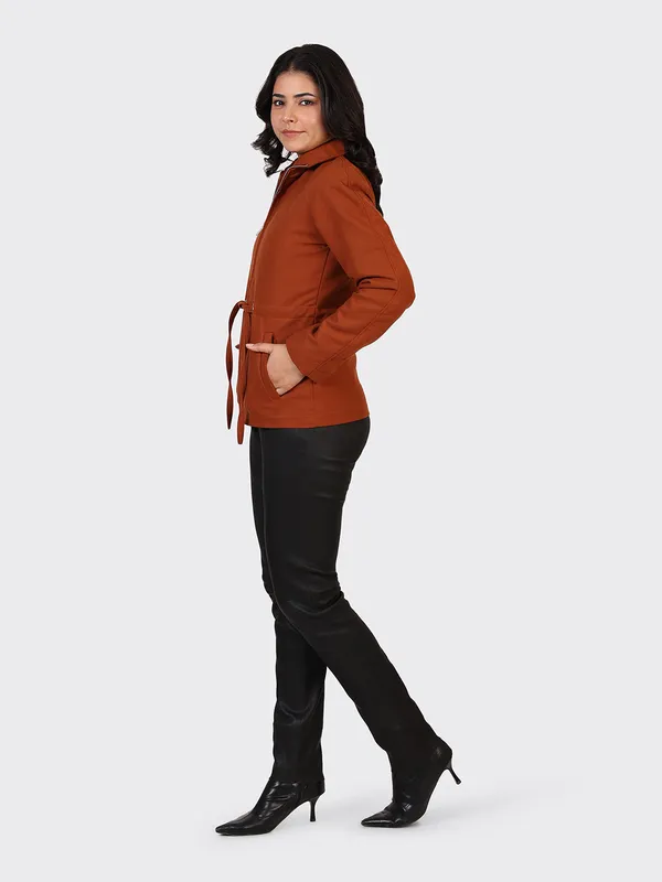 Red_Wool_Cognac_Woollen_Jacket_For_Women