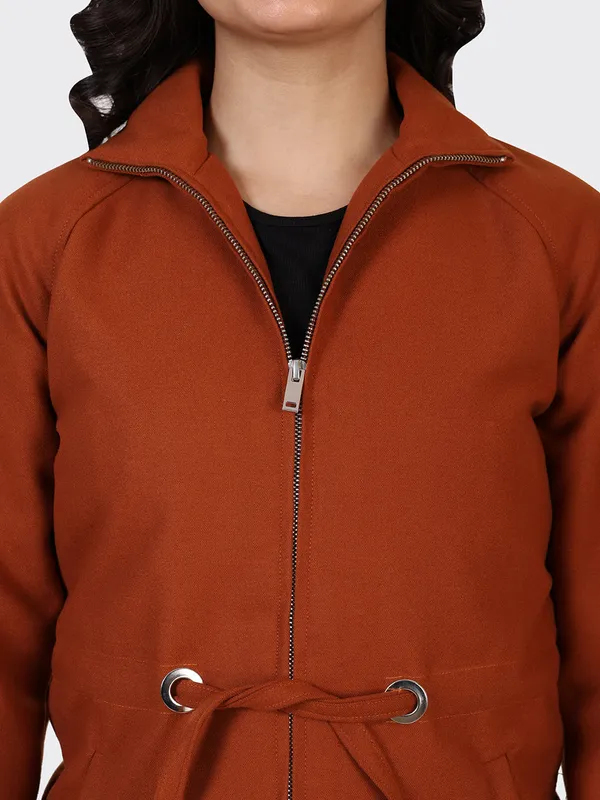 Red_Wool_Cognac_Woollen_Jacket_For_Women