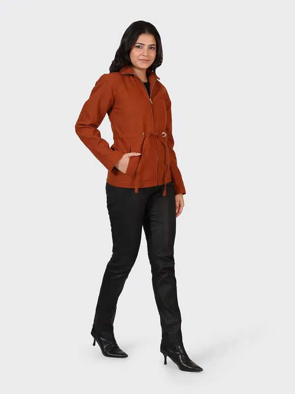 Red_Wool_Cognac_Woollen_Jacket_For_Women