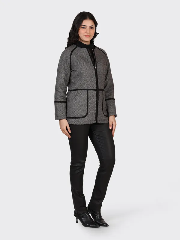 Grey_Wool_Zigzag_Woollen_Jacket_For_Women