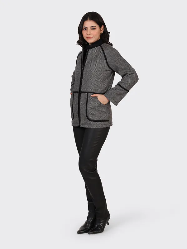 Grey_Wool_Zigzag_Woollen_Jacket_For_Women