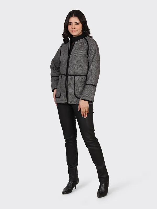Grey_Wool_Zigzag_Woollen_Jacket_For_Women