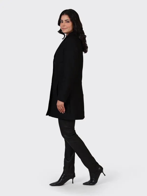 Black_Wool_Cognac_Woollen_Jacket_For_Women