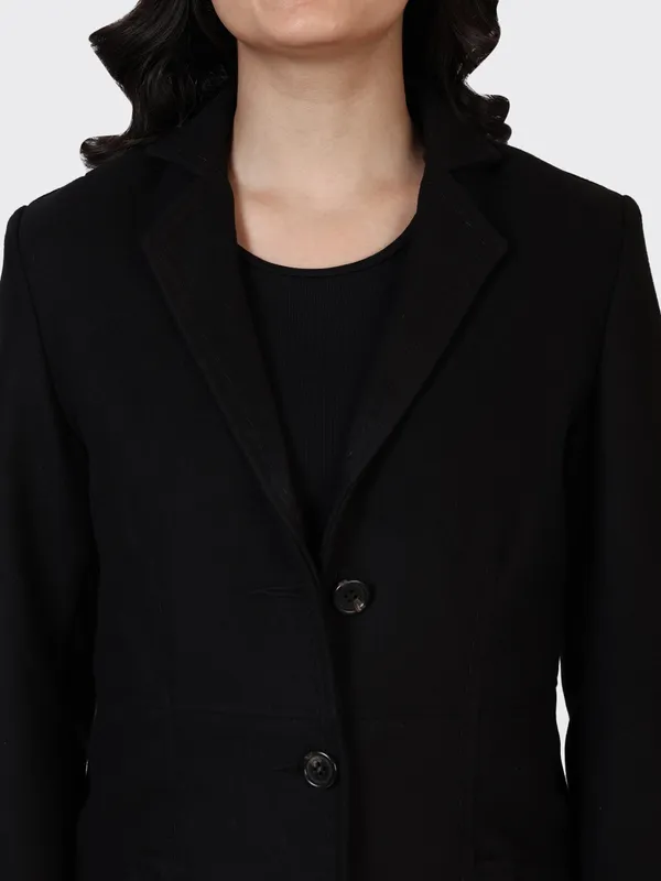 Black_Wool_Cognac_Woollen_Jacket_For_Women