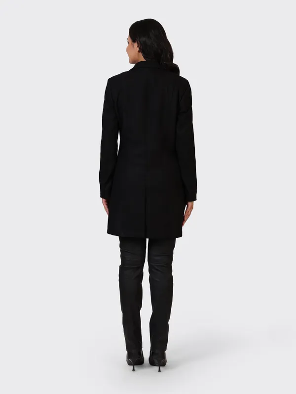 Black_Wool_Cognac_Woollen_Jacket_For_Women