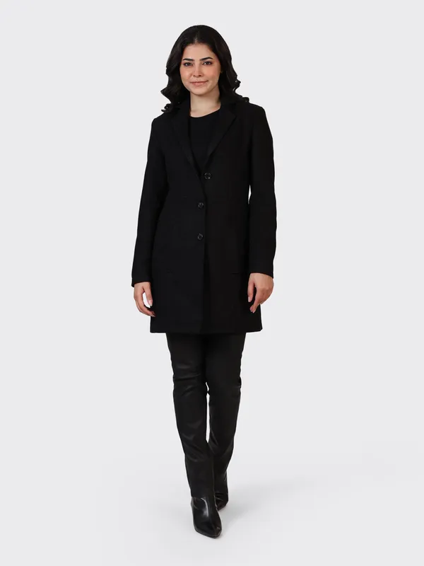 Black_Wool_Cognac_Woollen_Jacket_For_Women