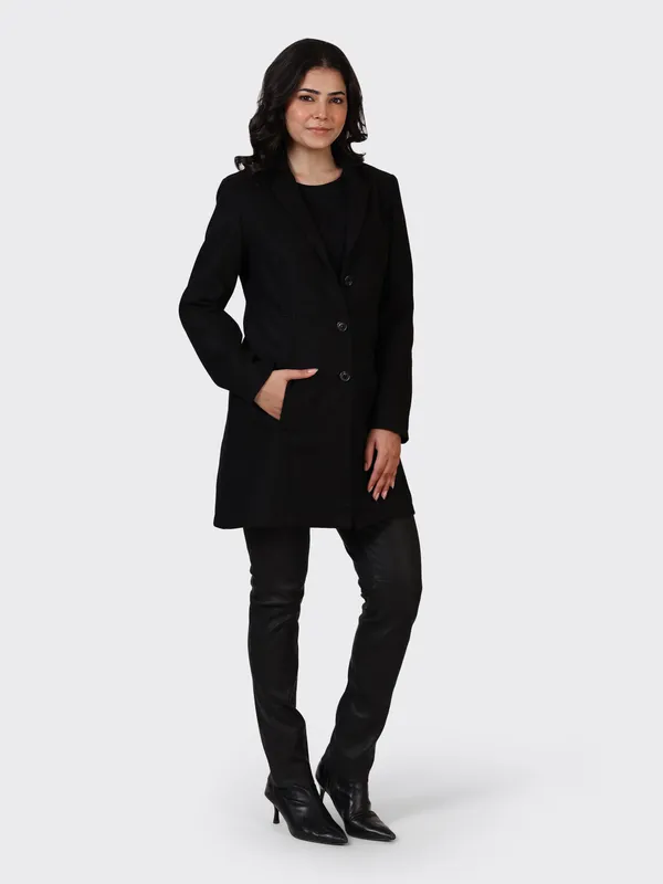 Black_Wool_Cognac_Woollen_Jacket_For_Women