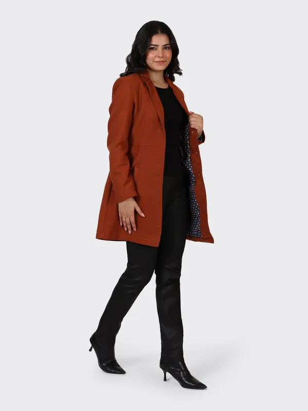 Maroon_Wool_Cognac_Woollen_Jacket_For_Women