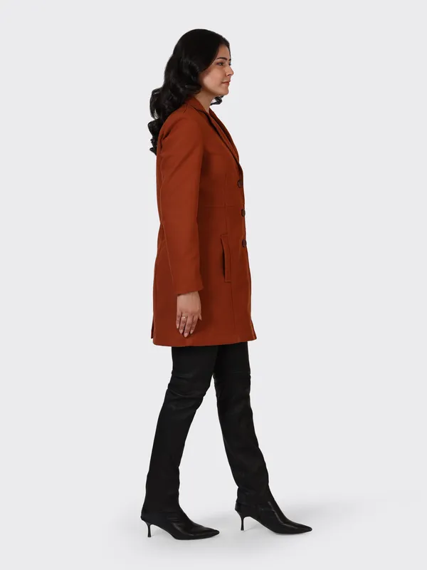 Maroon_Wool_Cognac_Woollen_Jacket_For_Women
