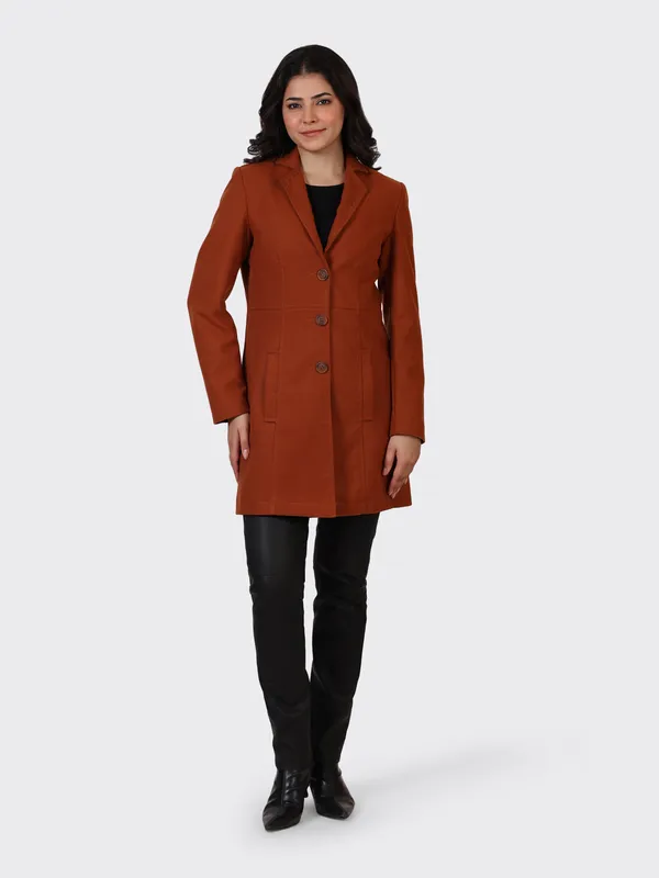 Maroon_Wool_Cognac_Woollen_Jacket_For_Women