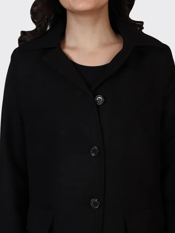 Black_Wool_Woollen_Jacket_For_Women