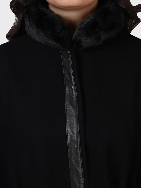 Black_Wool_Woollen_Cape_Jacket_For_Women