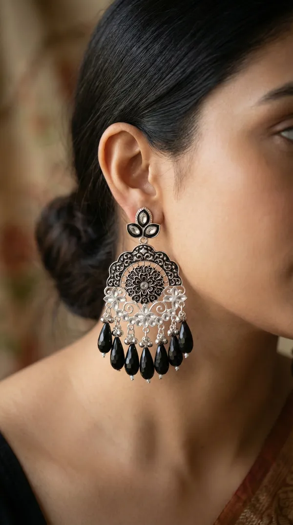 Dark_Pink_Silver_Plated_Alloy_Emerald_Meenakari_Chandbali_Earrings_For_Women