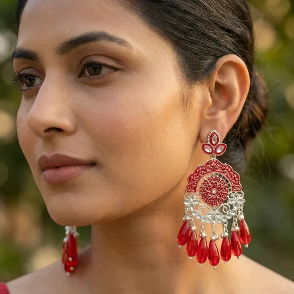 Red_Silver_Plated_Alloy_Emerald_Meenakari_Chandbali_Earrings_For_Women