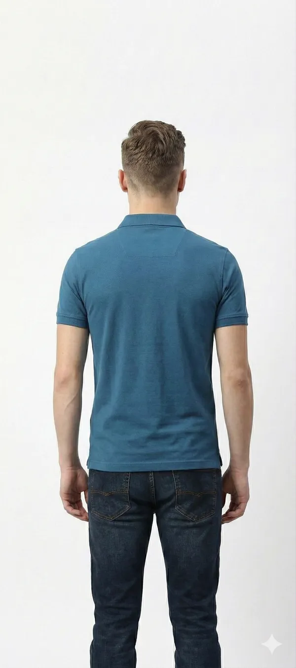 Blue_Cotton_Polo_Tshirt_For_Men