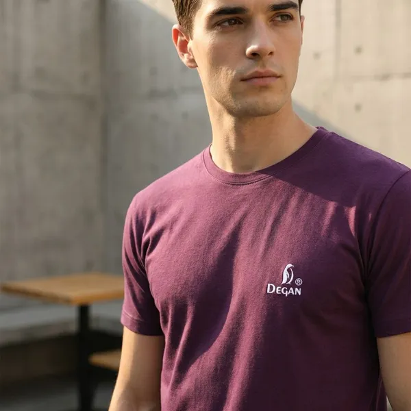 Purple_Cotton_Printed_Tshirt_For_Men
