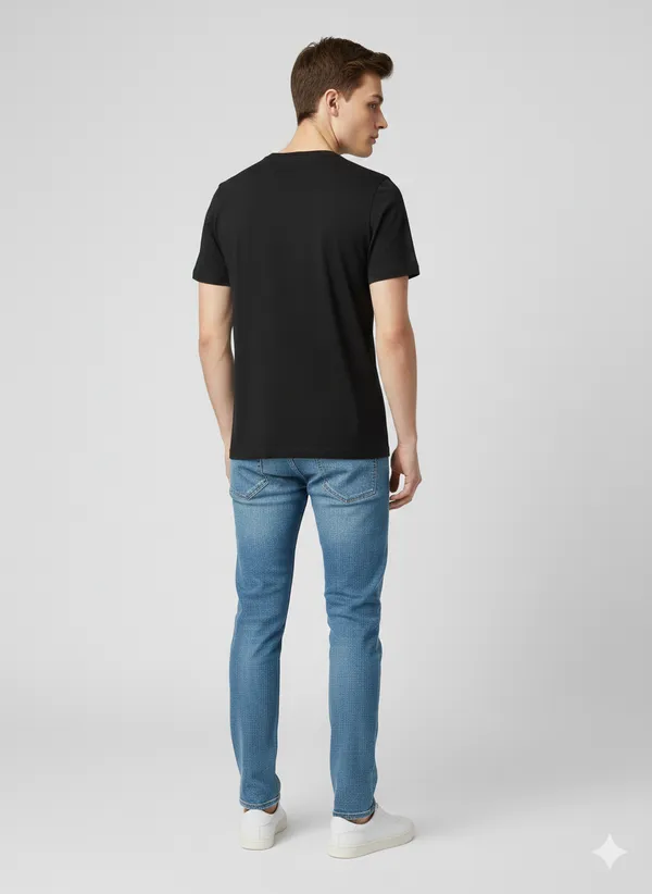Black_Cotton_Mountain_Graphic_Tshirt_For_Men