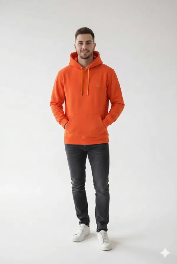 Orange_Cotton_Hoodie_For_Men