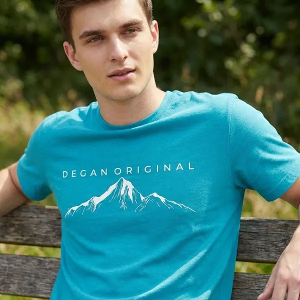 Sky_Blue_Cotton_Premium_Mountain_Graphic_Tshirt_For_Men